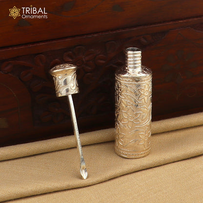 925 sterling silver Sindur box, brides box/casket box /sindur box collection, container box, eyeliner box gifting stb856 - TRIBAL ORNAMENTS