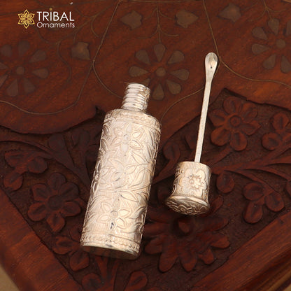 925 sterling silver Sindur box, brides box/casket box /sindur box collection, container box, eyeliner box gifting stb856 - TRIBAL ORNAMENTS