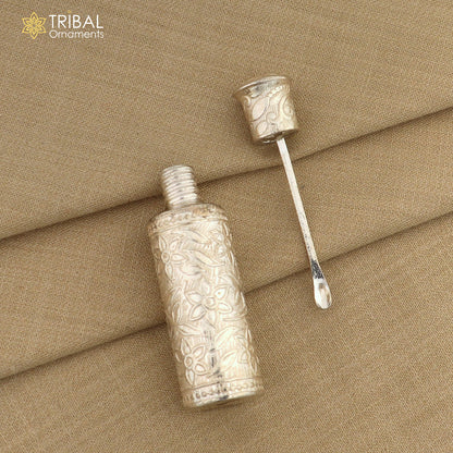 925 sterling silver Sindur box, brides box/casket box /sindur box collection, container box, eyeliner box gifting stb856 - TRIBAL ORNAMENTS