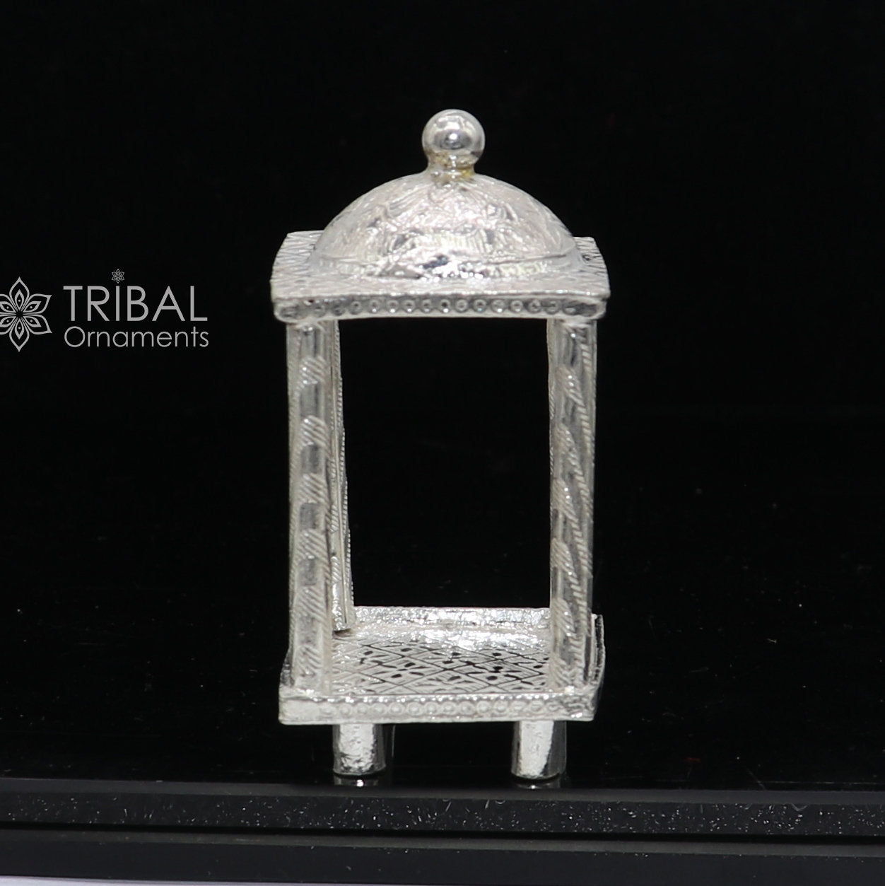 925 sterling silver small miniature temple for home/ office su1297 - TRIBAL ORNAMENTS