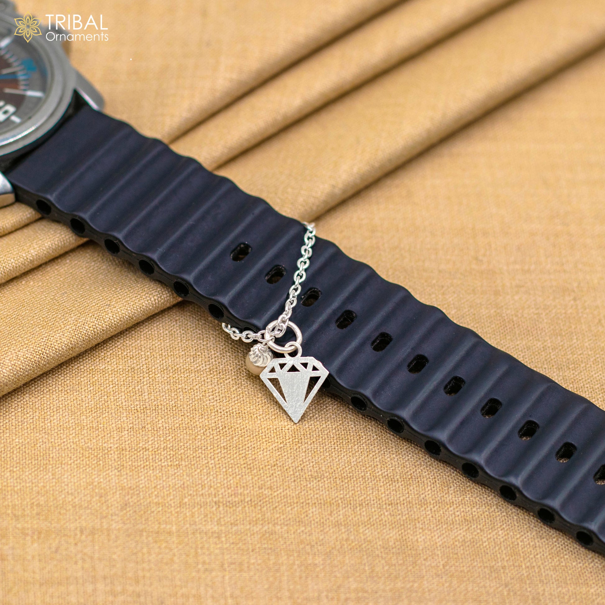 925 sterling silver stylish watch charms wsc012 - TRIBAL ORNAMENTS