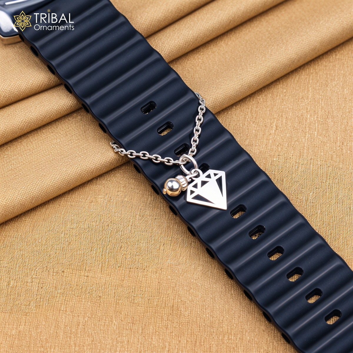 925 sterling silver stylish watch charms wsc012 - TRIBAL ORNAMENTS