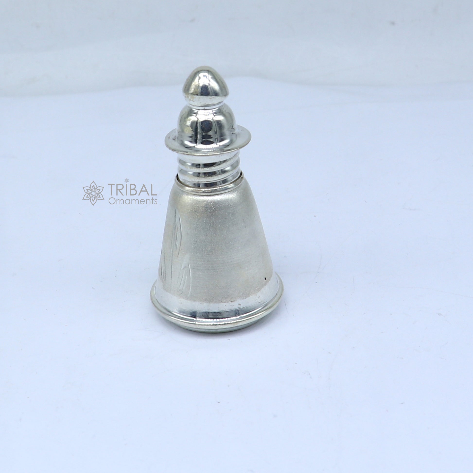 925 sterling silver trinket box, container box, sindur/kumkum box, Vermilion bridal art stb868 - TRIBAL ORNAMENTS