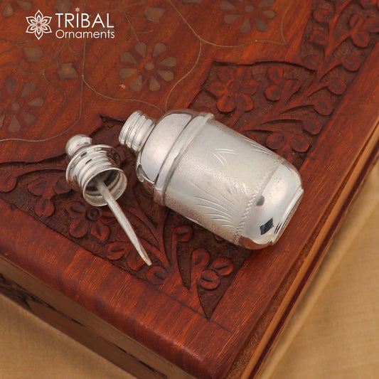 925 sterling silver trinket box, sindoor box/ casket box bridal Vermilion gifts box collection, container box, jewelry box art stb882 - TRIBAL ORNAMENTS