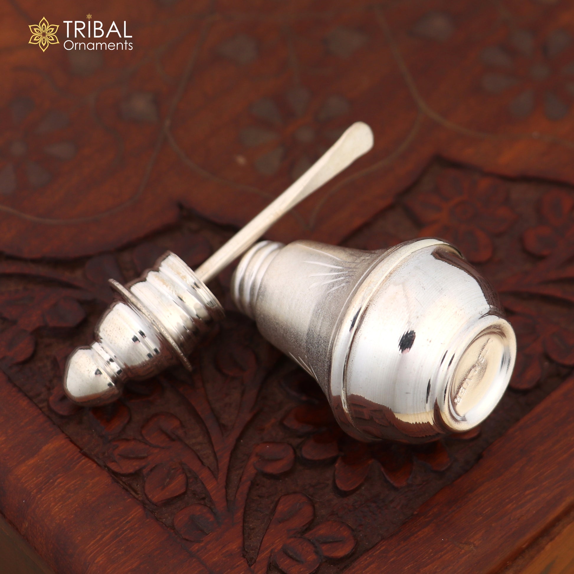 925 sterling silver trinket box, sindoor box/ casket box bridal Vermilion gifts box collection, container box, jewelry box art stb883 - TRIBAL ORNAMENTS