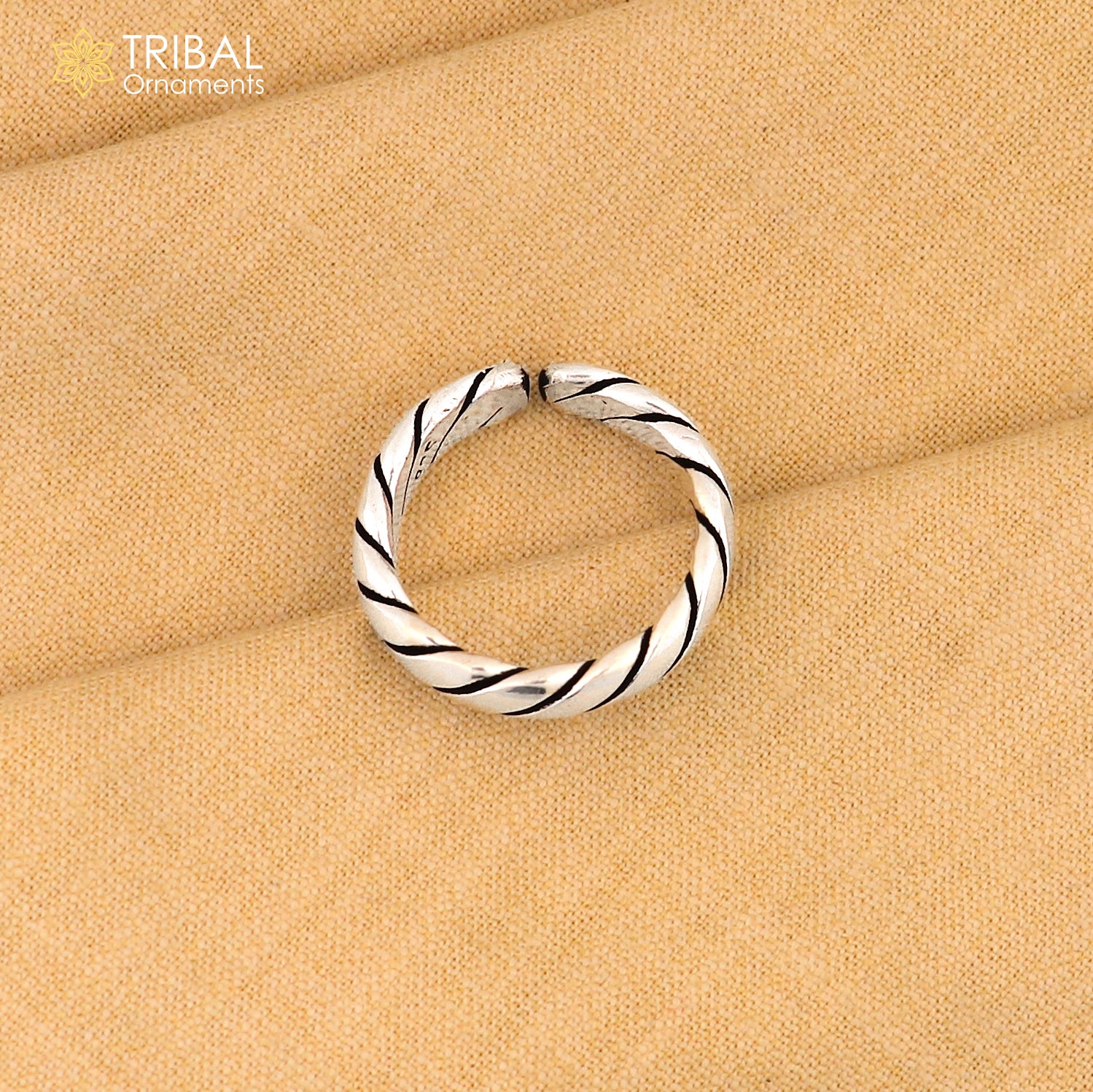 925 sterling silver twisted design stylish ring unisex Jewelry sr788 - TRIBAL ORNAMENTS