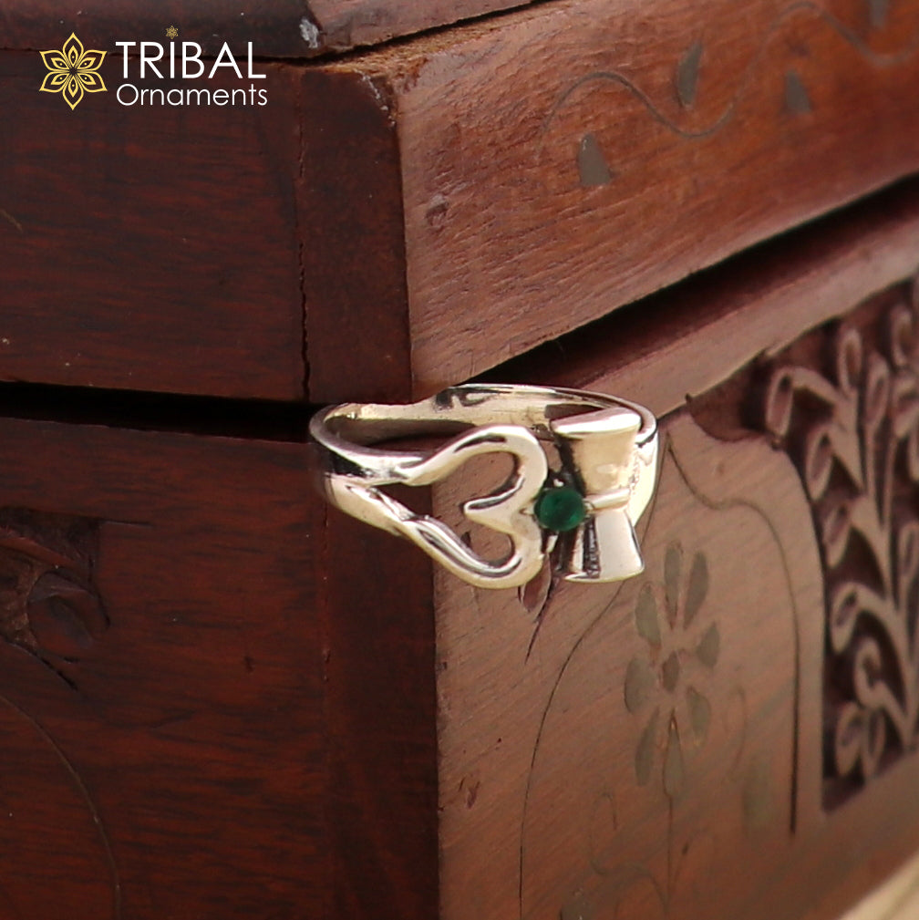 925 sterling silver vintage customized design shiva trident trishul ring band, excellent customized pretty ring unisex jewelry sr280 - TRIBAL ORNAMENTS