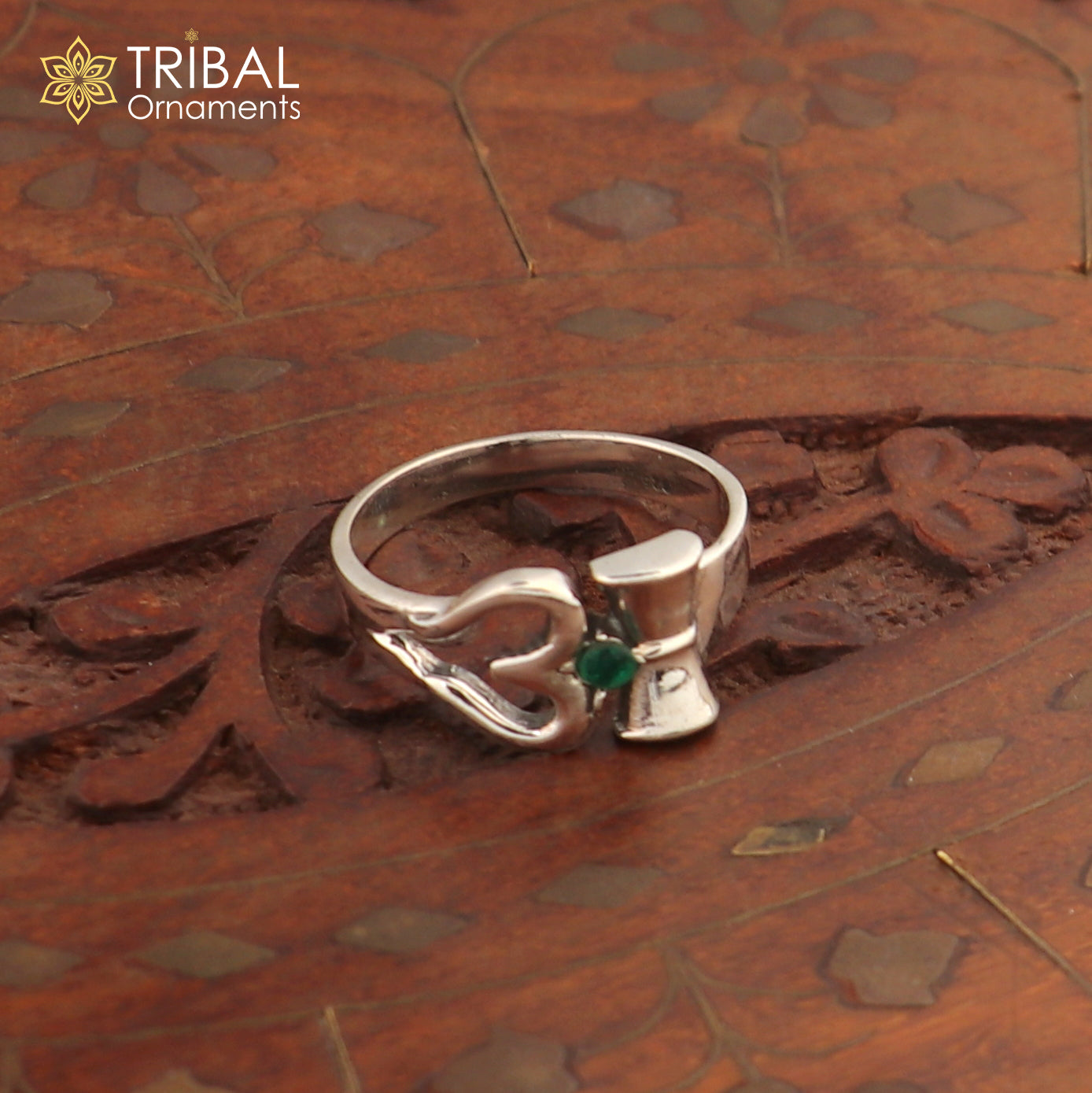 925 sterling silver vintage customized design shiva trident trishul ring band, excellent customized pretty ring unisex jewelry sr280 - TRIBAL ORNAMENTS