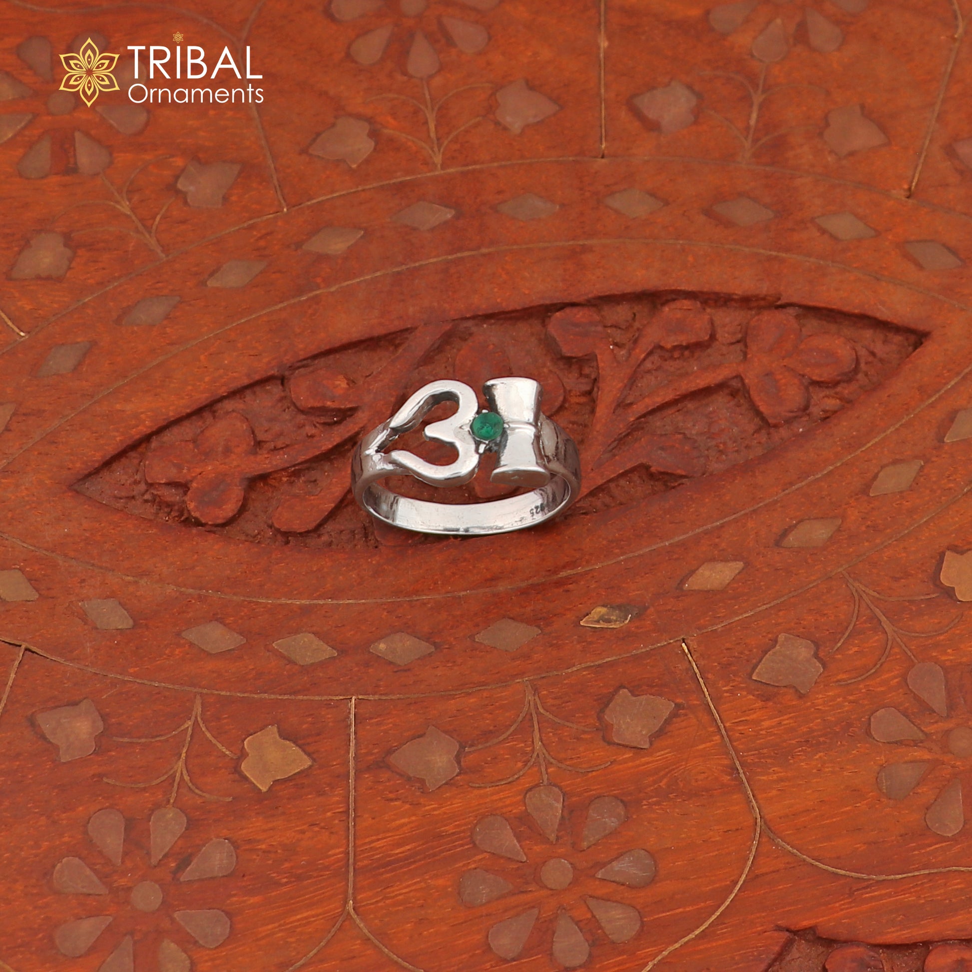 925 sterling silver vintage customized design shiva trident trishul ring band, excellent customized pretty ring unisex jewelry sr280 - TRIBAL ORNAMENTS