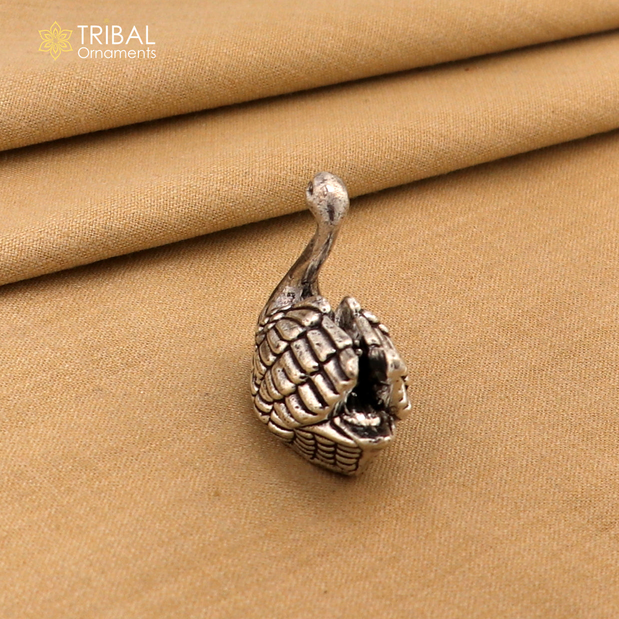 925 Sterling silver vintage design Swan statue or sculpture,puja article for home art816 - TRIBAL ORNAMENTS
