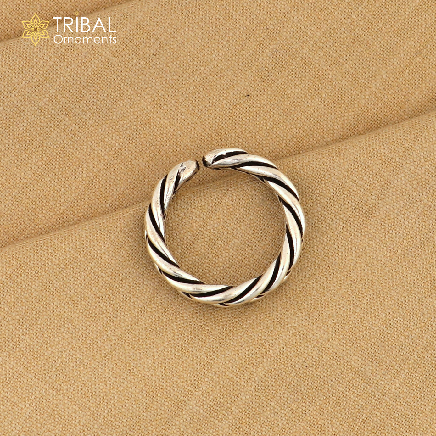 925 sterling silver wheat design stylish ring unisex Jewelry sr790 - TRIBAL ORNAMENTS