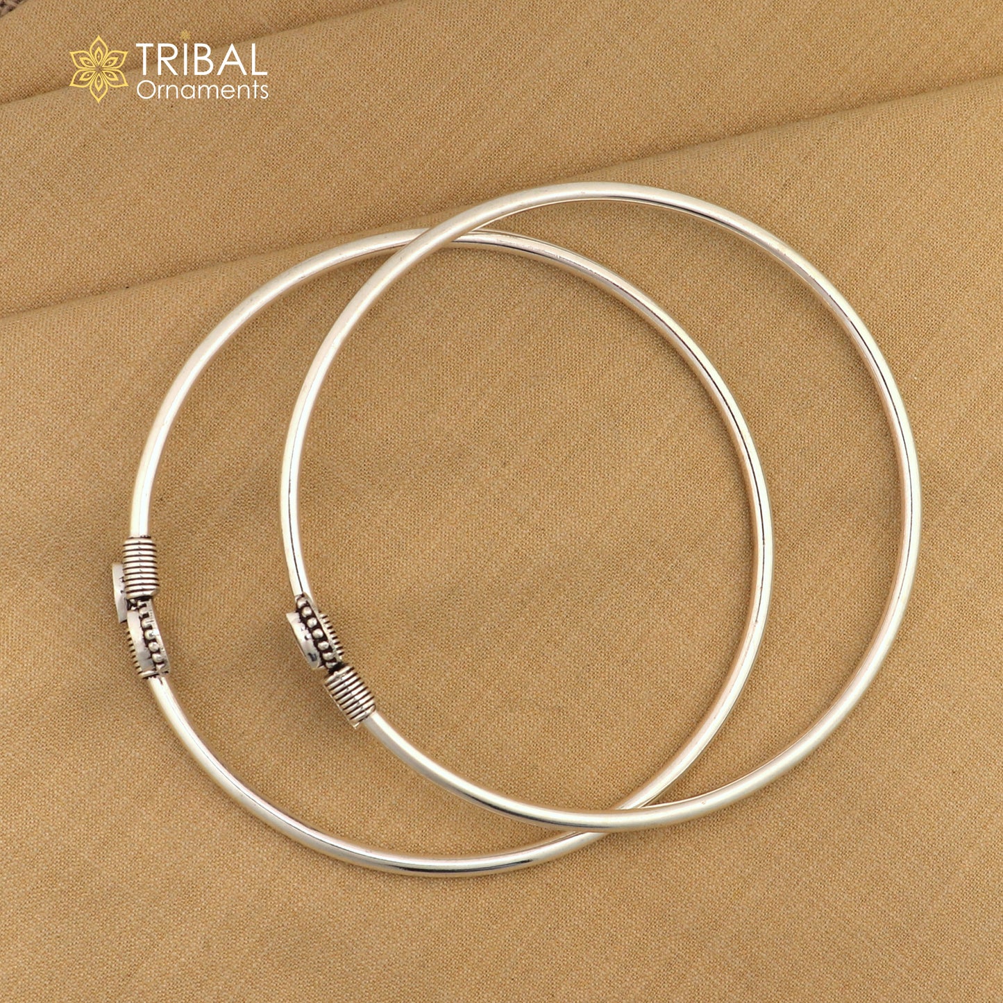 925 sterling silver white stone customized foot bracelet anklet kada  ethnic jewelry nsfk137 - TRIBAL ORNAMENTS