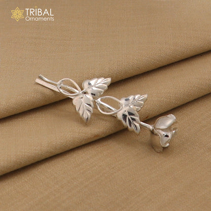 925sterling silver  flower puja god temple article, silver worshipping article su1344 - TRIBAL ORNAMENTS