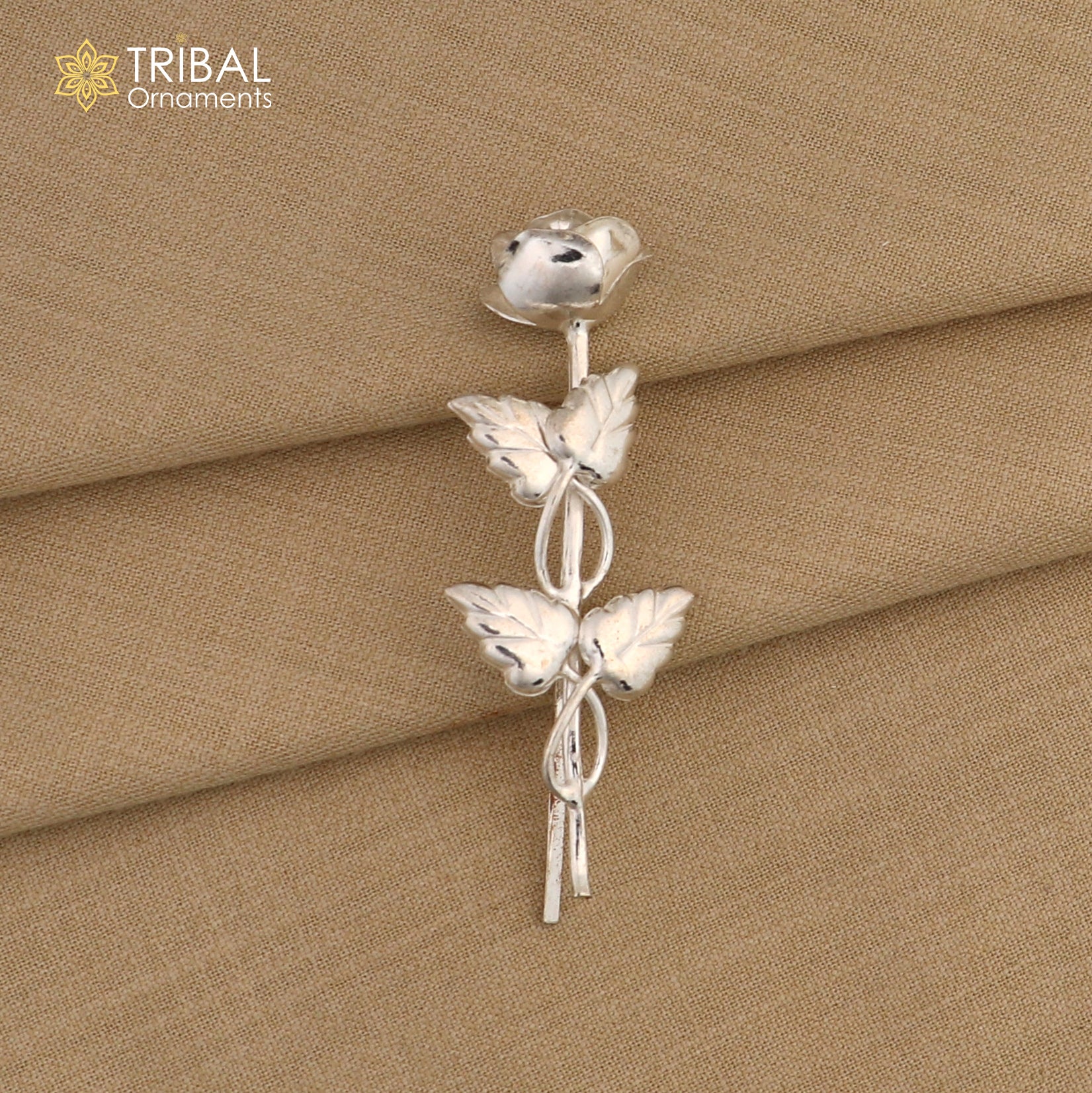 925sterling silver  flower puja god temple article, silver worshipping article su1344 - TRIBAL ORNAMENTS