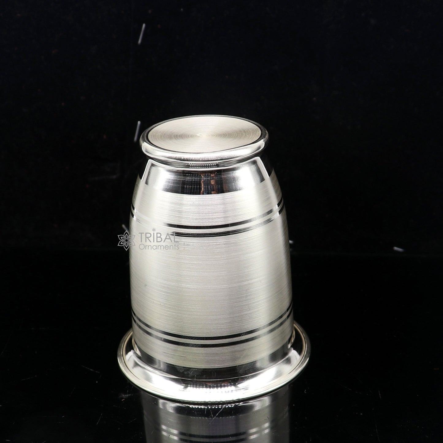 999 pure fine silver handmade water milk cup tumbler, 150ML capacity silver tumbler, silver baby food  flask, silver utensils gift sv294 - TRIBAL ORNAMENTS