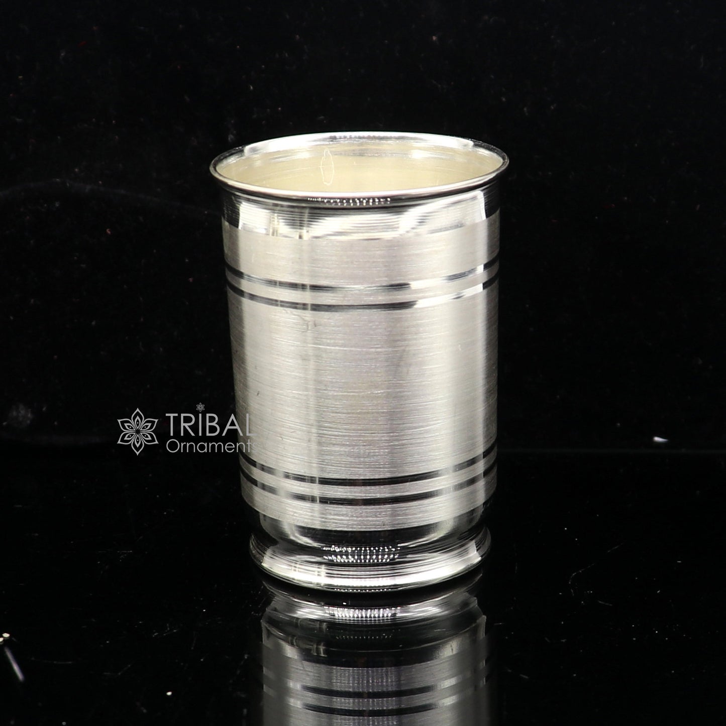 999 pure fine silver handmade water milk cup tumbler, 75ML capacity silver tumbler, silver baby food  flask, silver utensils gift sv295 - TRIBAL ORNAMENTS