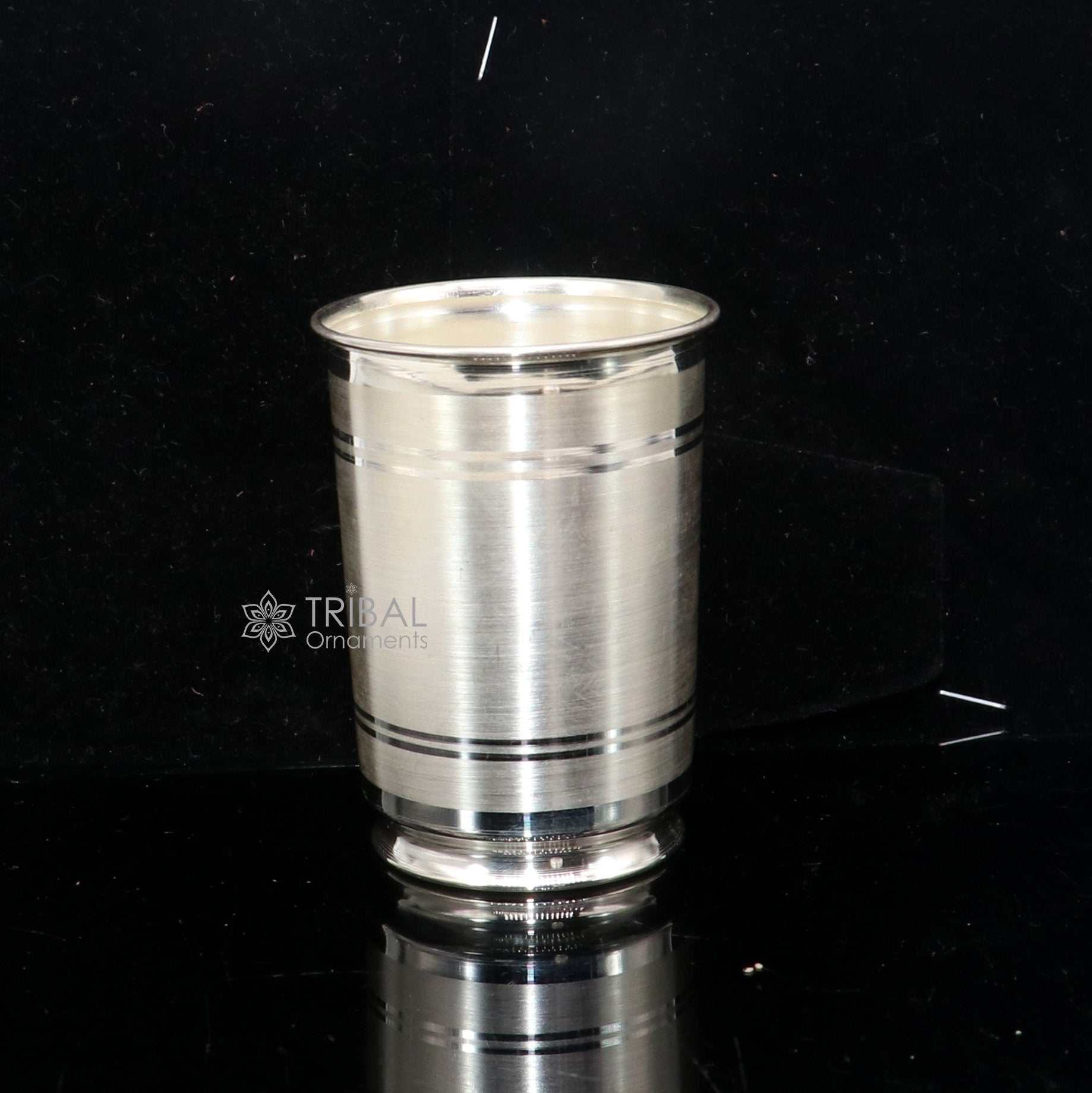 999 pure fine silver handmade water milk cup tumbler, 75ML capacity silver tumbler, silver baby food  flask, silver utensils gift sv295 - TRIBAL ORNAMENTS