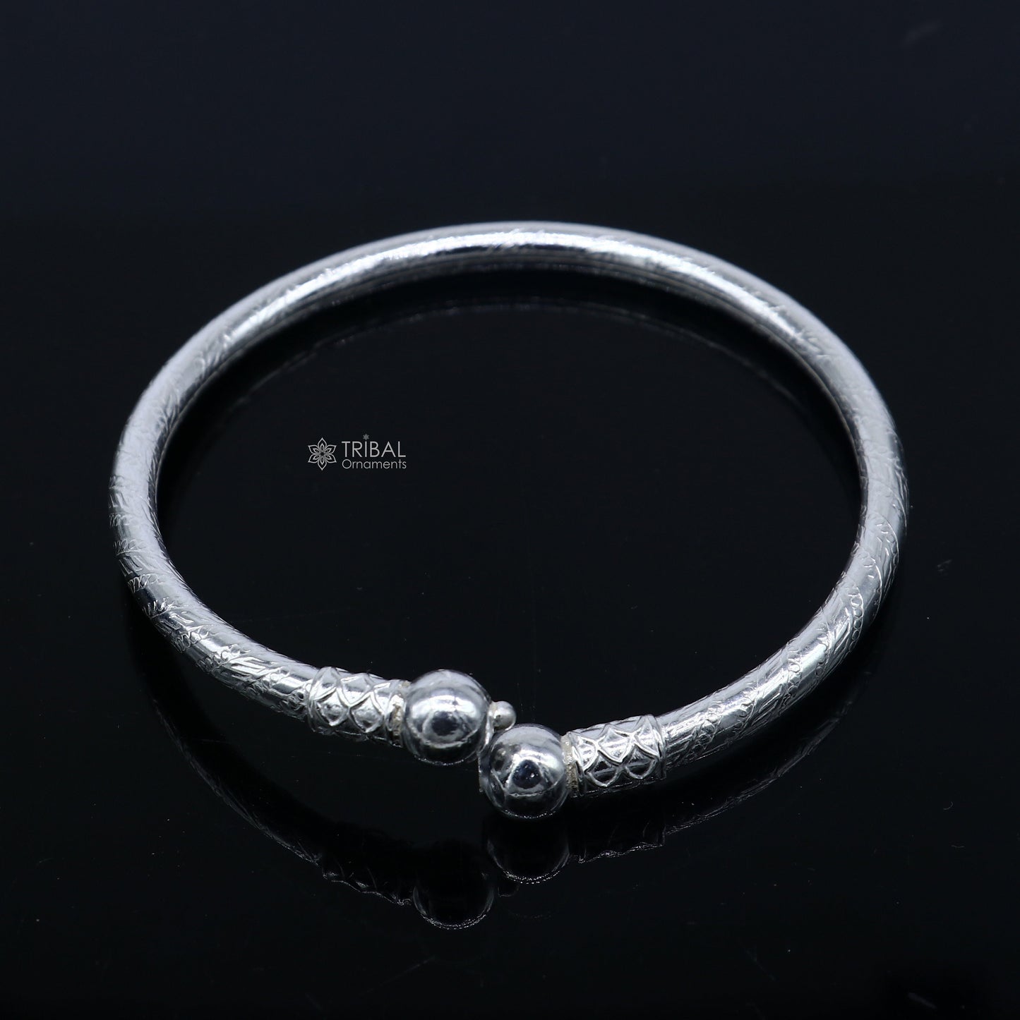 Amazing design Sterling silver bangle bracelet kangan chudi, excellent customized design bangle kada gift tribal kada jewelry nba426 - TRIBAL ORNAMENTS