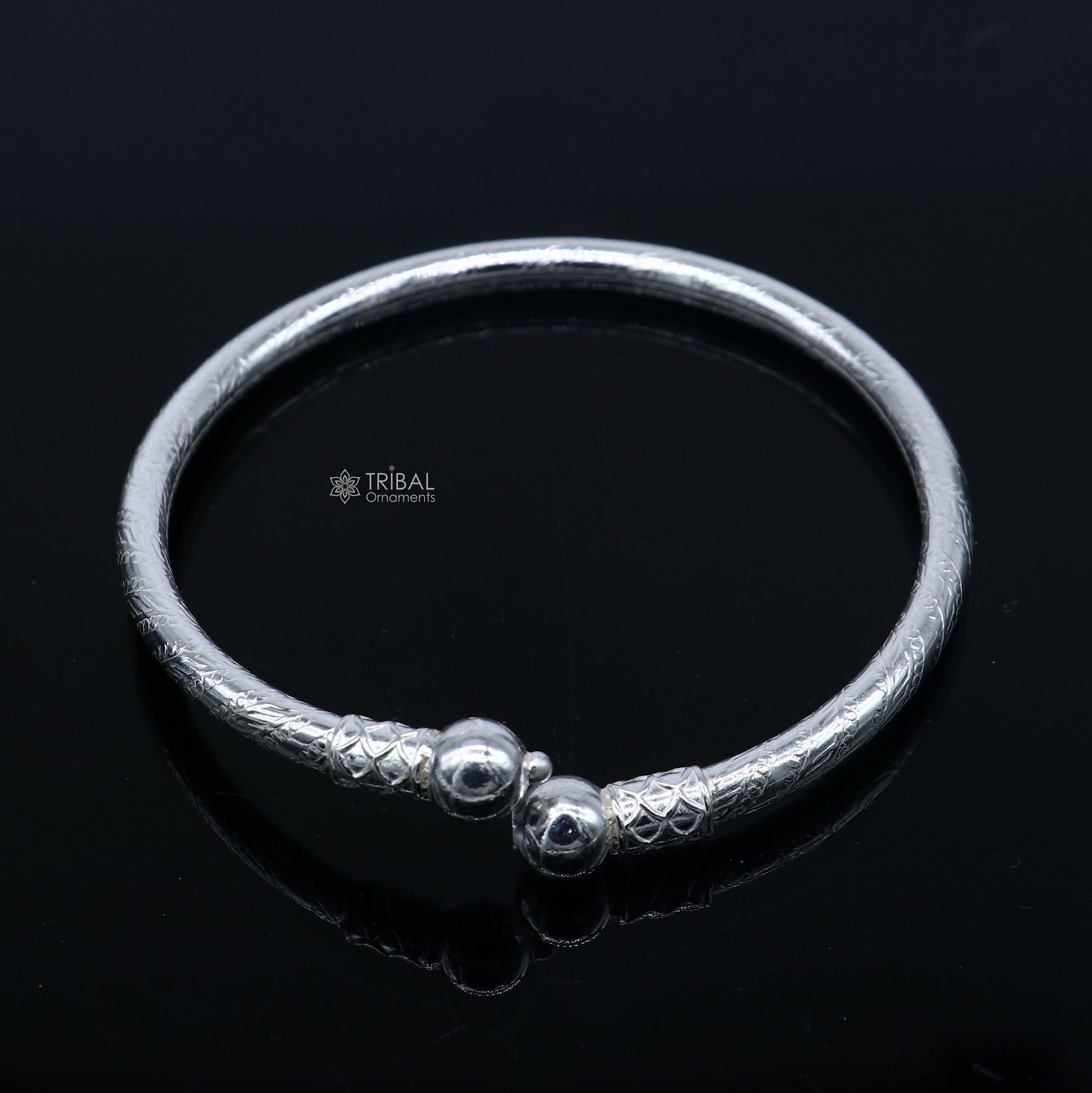 Amazing design Sterling silver bangle bracelet kangan chudi, excellent customized design bangle kada gift tribal kada jewelry nba426 - TRIBAL ORNAMENTS