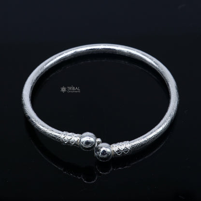 Amazing design Sterling silver bangle bracelet kangan chudi, excellent customized design bangle kada gift tribal kada jewelry nba426 - TRIBAL ORNAMENTS