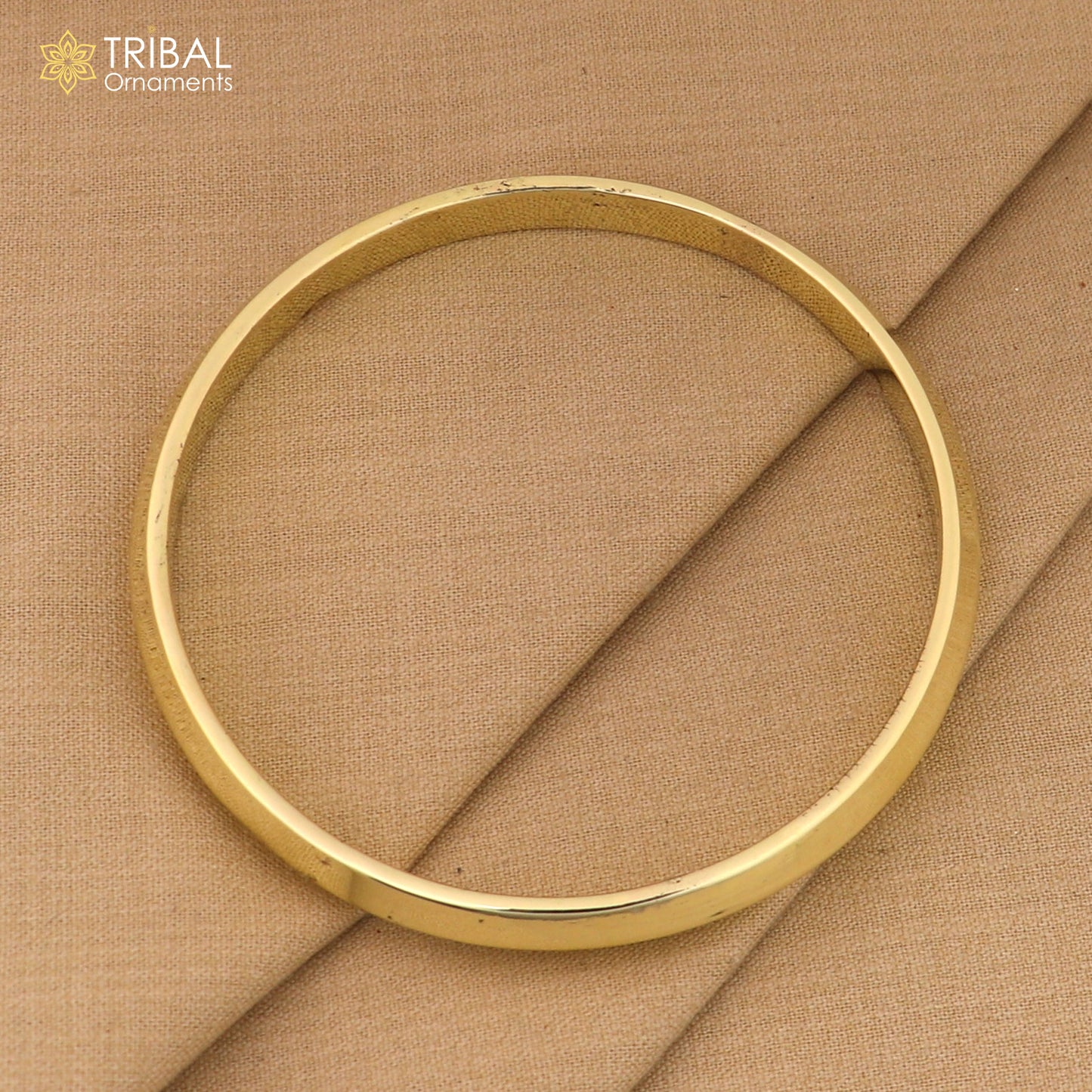 Ashtdhatu kada casual design customized plain shiny bangle kada unisex jewelry  nsk940 - TRIBAL ORNAMENTS