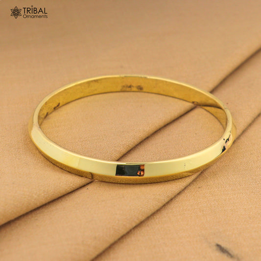 Ashtdhatu kada casual design customized plain shiny bangle kada unisex jewelry  nsk940 - TRIBAL ORNAMENTS
