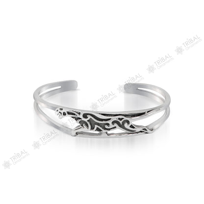 Authentic 925 sterling silver exclusive handmade Tiger design cuff kada bracelet, easy to adjust with your wrist, unisex jewelry cuff51 - TRIBAL ORNAMENTS