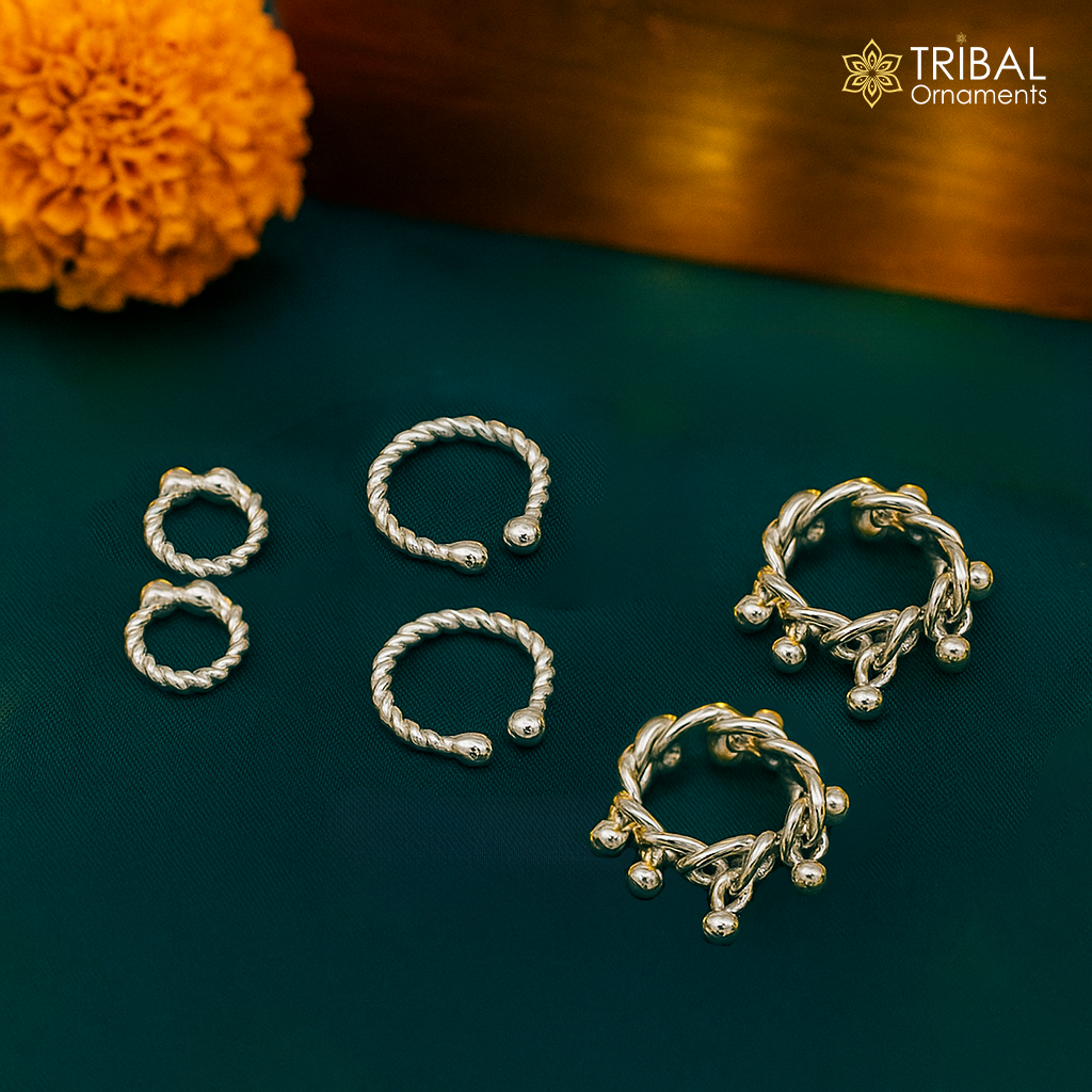 Baby Krishna jewelry set with cuff kada, ankle kada, and anklet featuring Lord Gopala design, small size, traditional tribal style.