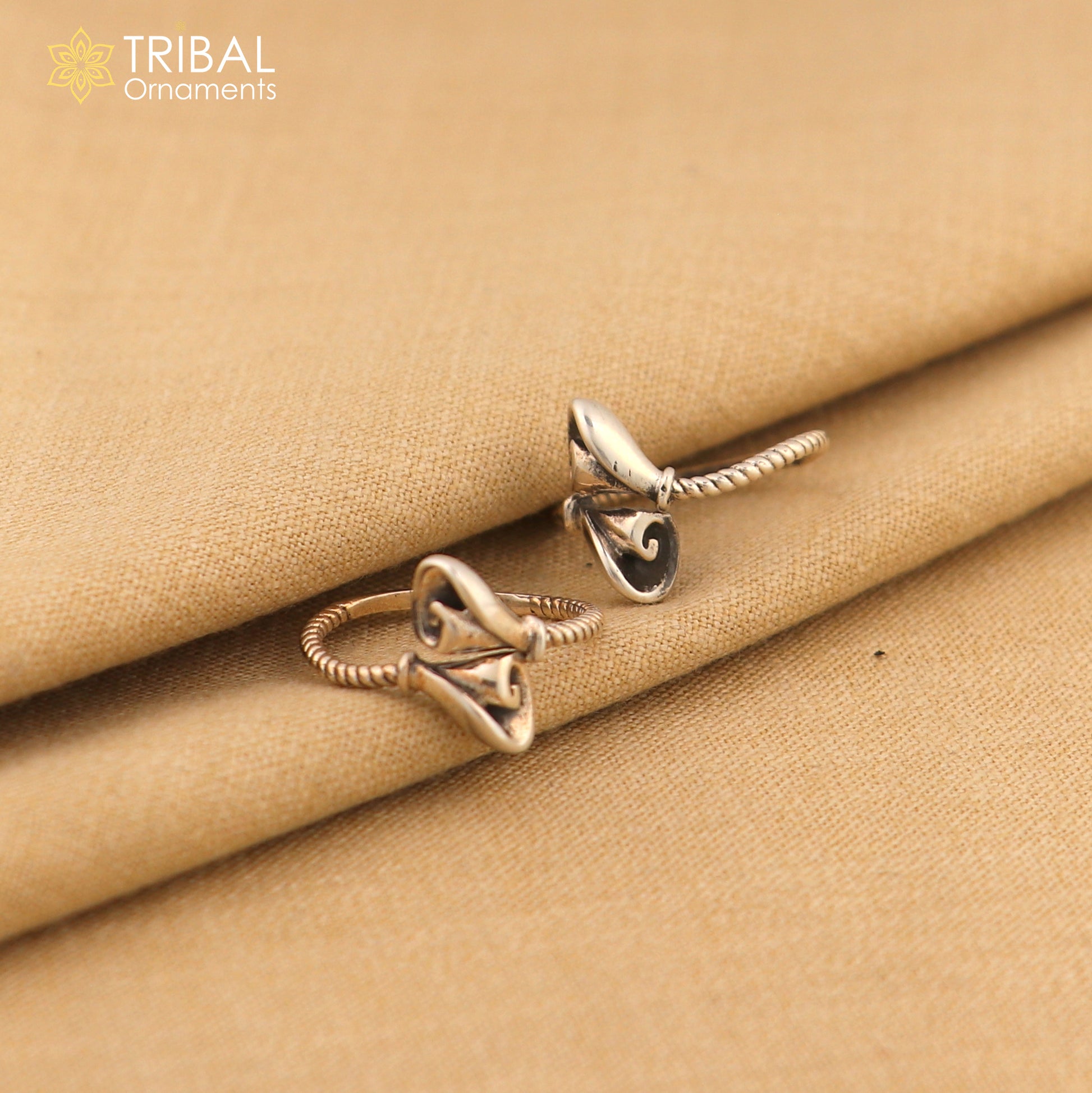 Brides jewelry 925 sterling silver handcrafted unique design vintage ethnic design toe ring for girl's women's ethnic tribal jewelry ytr29 - TRIBAL ORNAMENTS