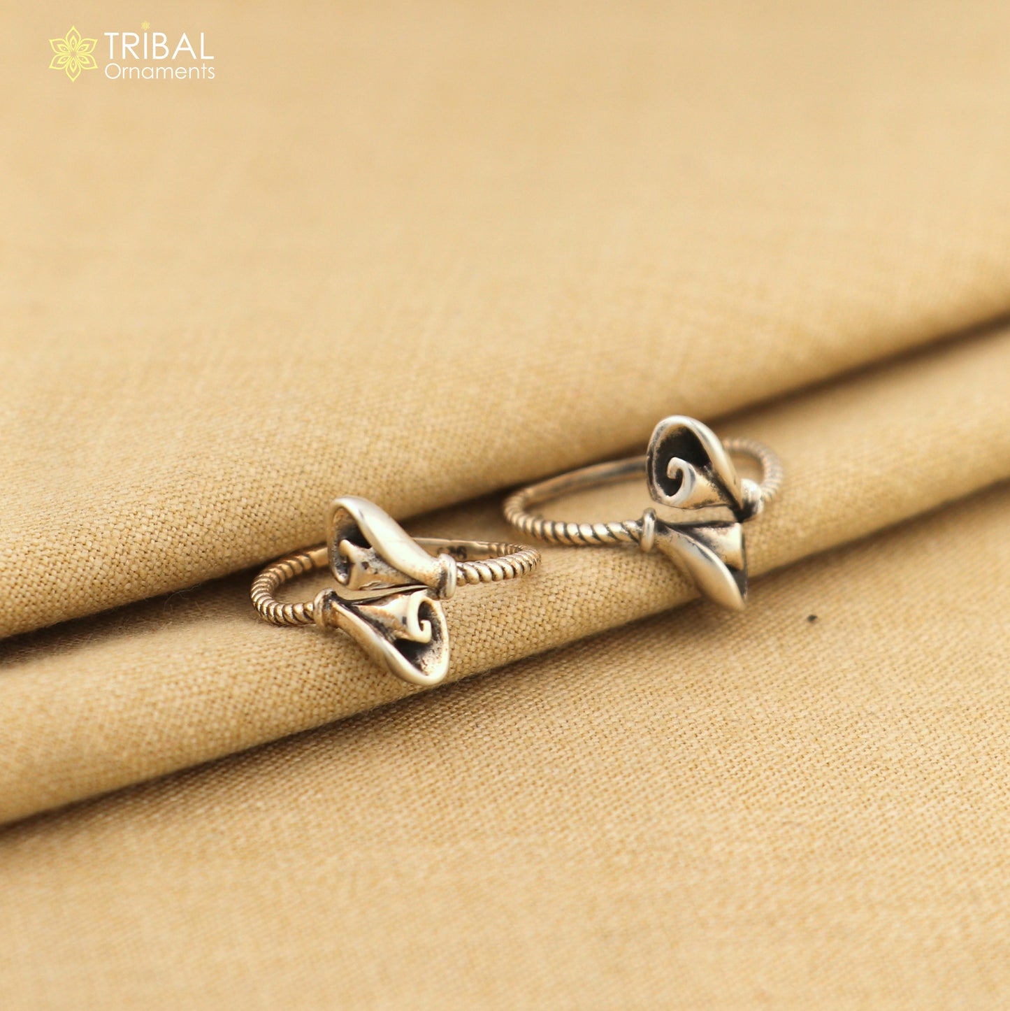 Brides jewelry 925 sterling silver handcrafted unique design vintage ethnic design toe ring for girl's women's ethnic tribal jewelry ytr29 - TRIBAL ORNAMENTS