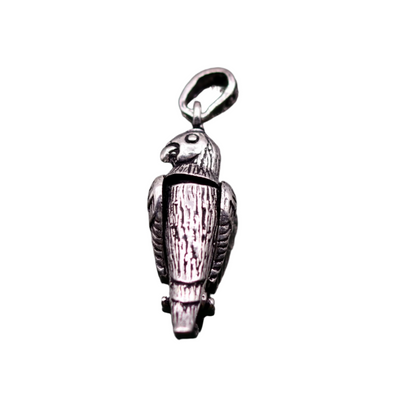 Fabulous parrot-shaped 925 sterling silver pendant, unisex handmade jewelry with detailed design, perfect for gifting.