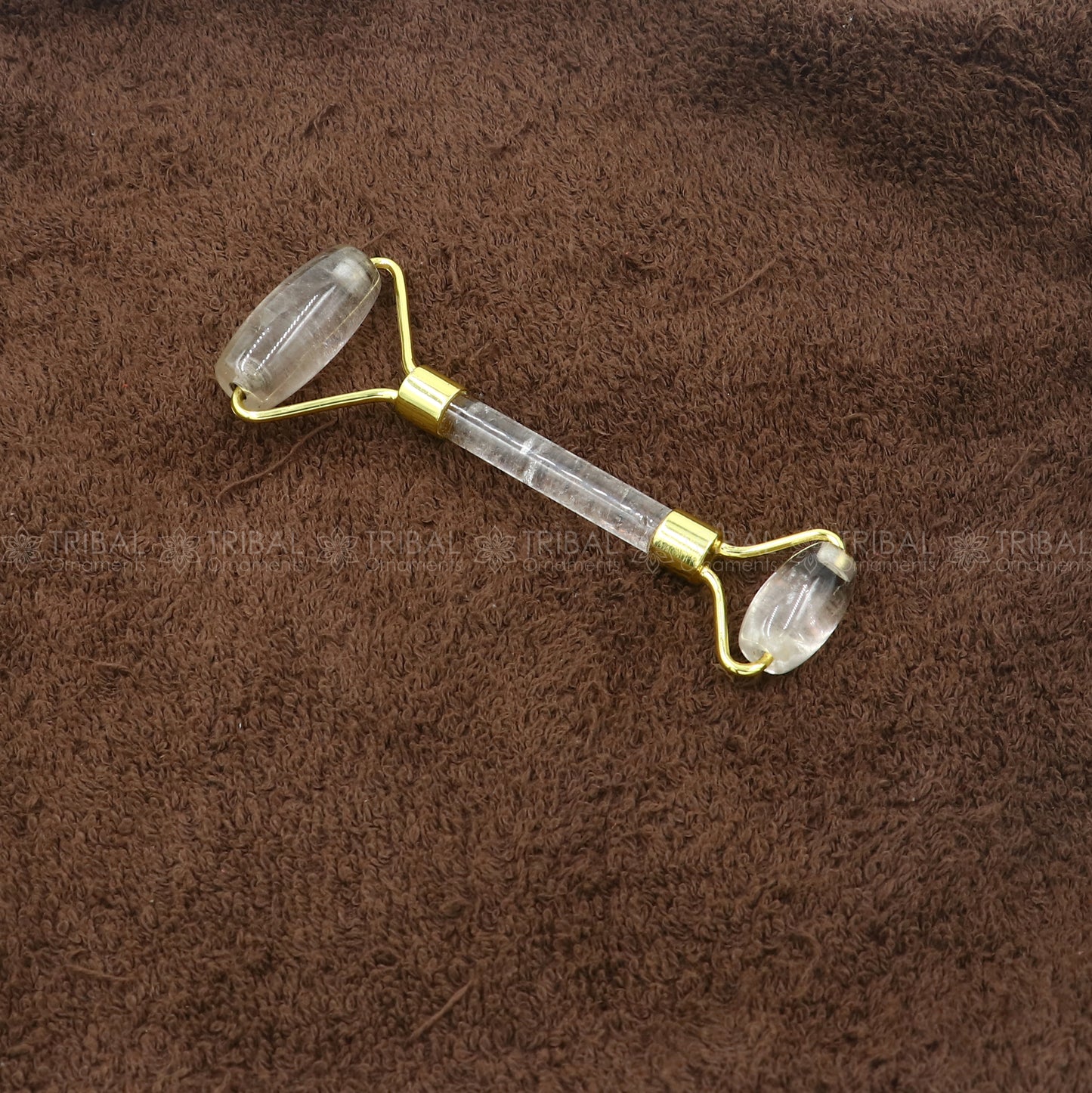 Facial Massage Roller handmade sphatic stone roller Facial Massage Roller for Body, Face, Neck, Eyes art798 - TRIBAL ORNAMENTS