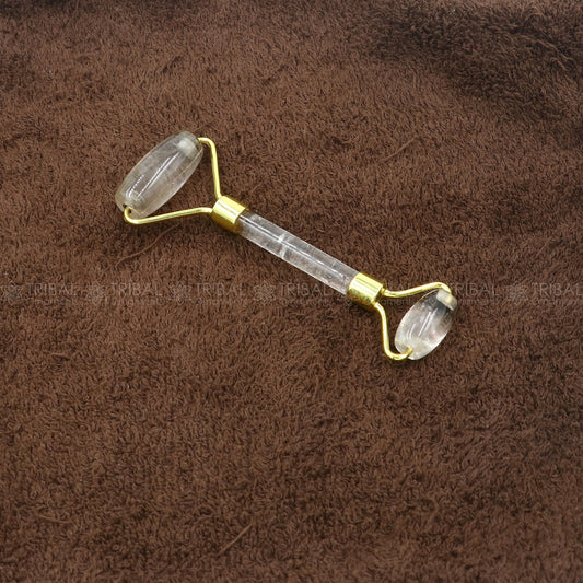 Facial Massage Roller handmade sphatic stone roller Facial Massage Roller for Body, Face, Neck, Eyes art798 - TRIBAL ORNAMENTS