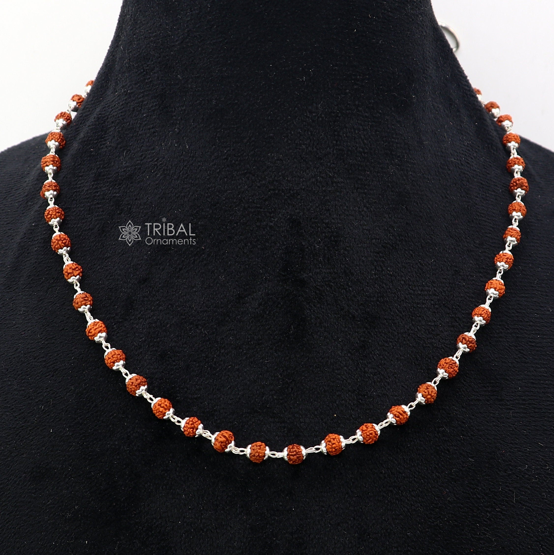 RUDRAKSHA MALA FOR MEN - TULSI & JAAP MEDITATION BEADS