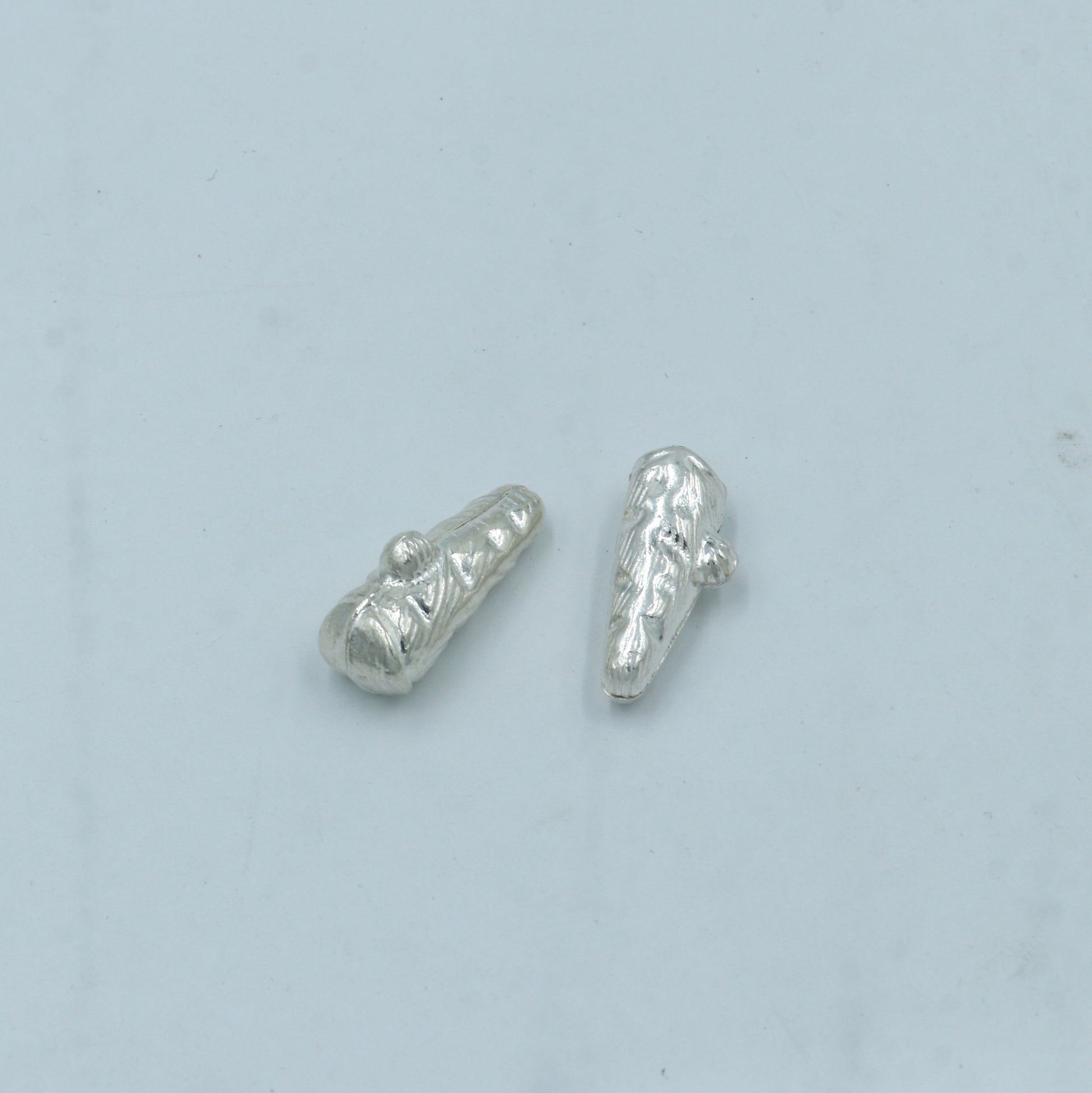 Lot 2 pieces 925 Sterling silver handmade silver turmeric  su1328 - TRIBAL ORNAMENTS