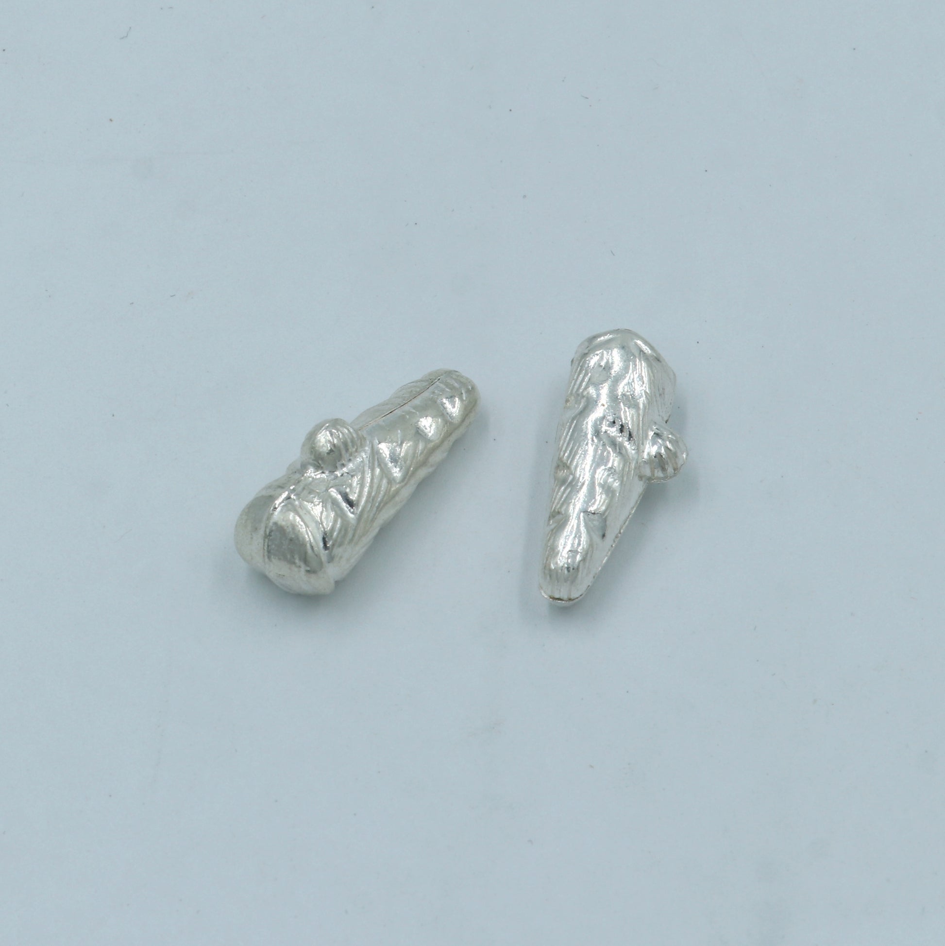 Lot 2 pieces 925 Sterling silver handmade silver turmeric  su1328 - TRIBAL ORNAMENTS