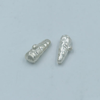 Lot 2 pieces 925 Sterling silver handmade silver turmeric  su1328 - TRIBAL ORNAMENTS