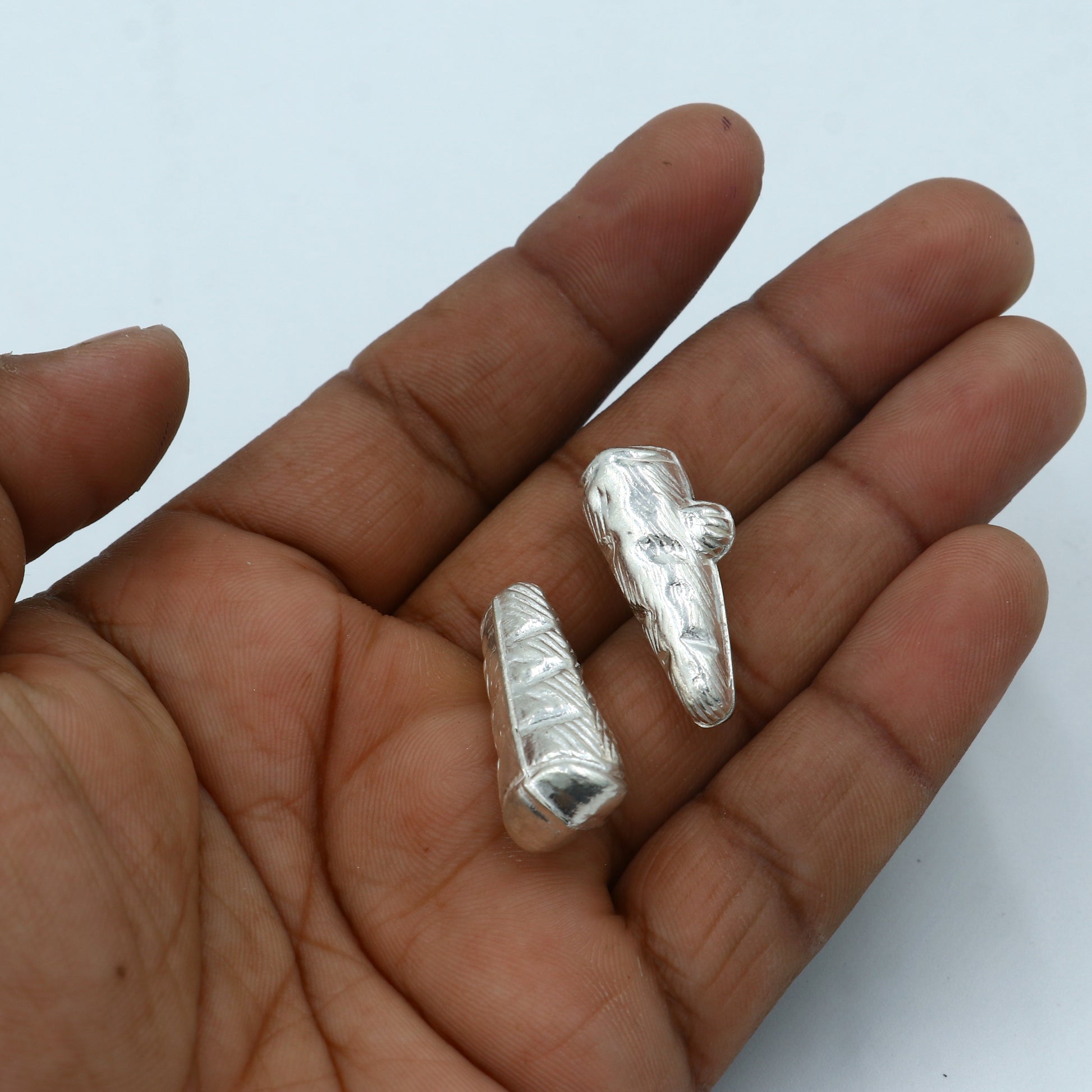 Lot 2 pieces 925 Sterling silver handmade silver turmeric  su1328 - TRIBAL ORNAMENTS