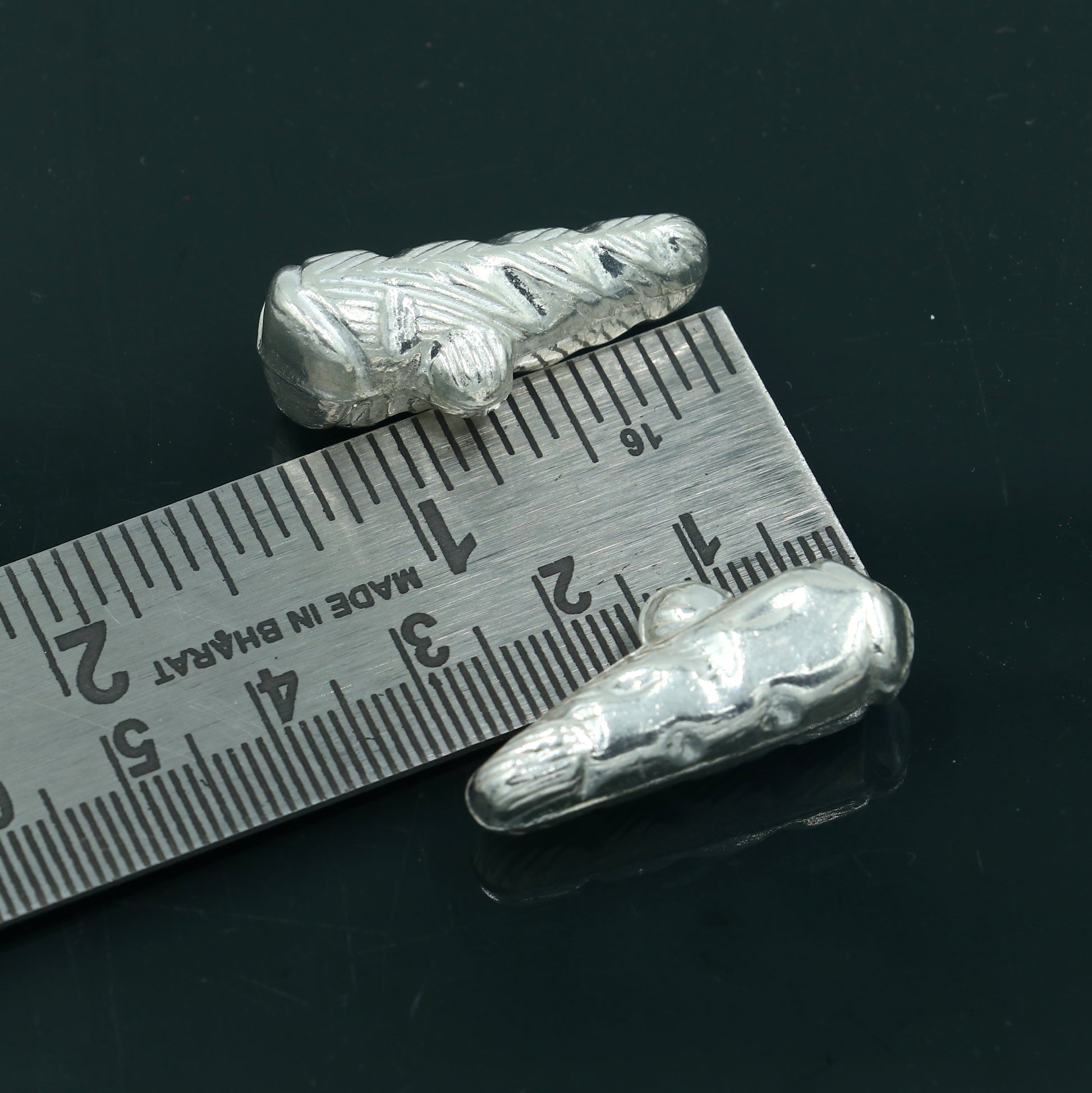 Lot 2 pieces 925 Sterling silver handmade silver turmeric  su1328 - TRIBAL ORNAMENTS