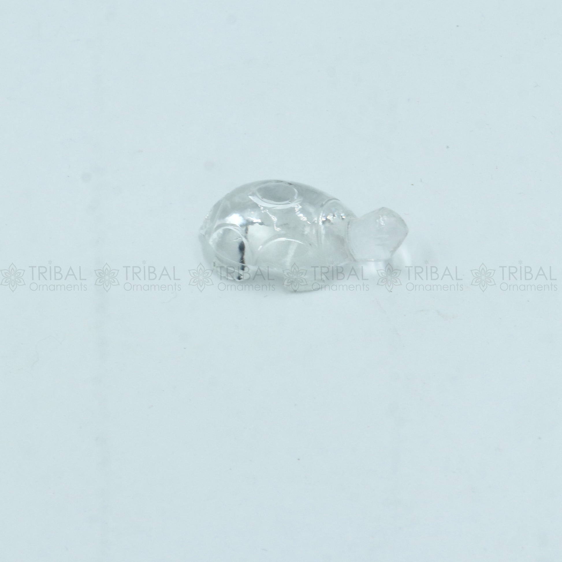 Natural sphatik crystal stone divine tortoise or turtle statue, amazing sphatik tortoise for wealth and prosperity art801 - TRIBAL ORNAMENTS