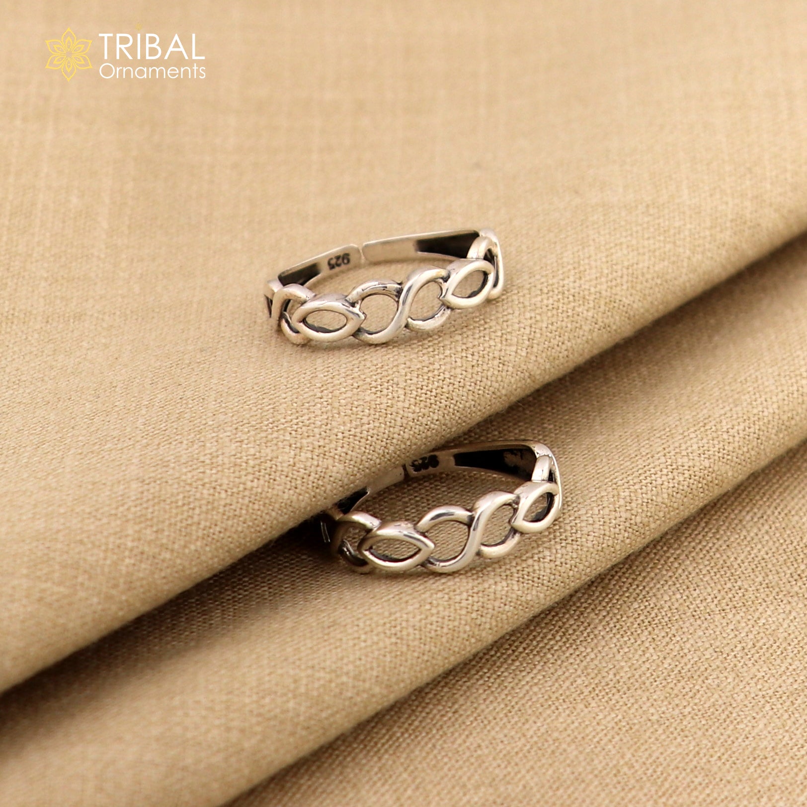 traditional design sterling silver vintage handmade toe ring belly dance women's jewelry awesome tribal jewelry rajasthan India ytr23 - TRIBAL ORNAMENTS