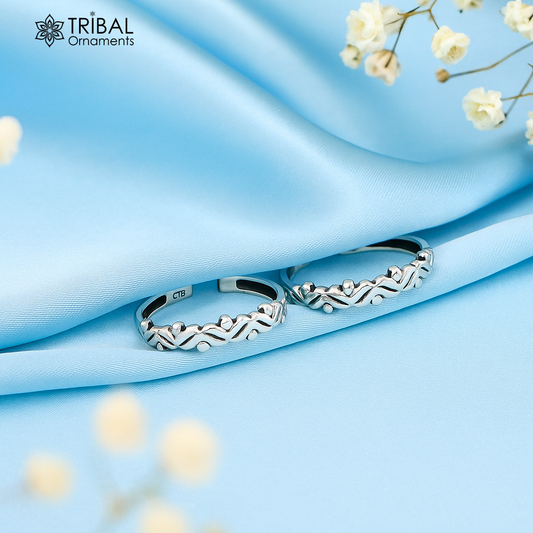 Unique design handcrafted 925 solid sterling silver toe ring, best brides personalized jewelry, wedding ethnic jewelry ytr20 - TRIBAL ORNAMENTS