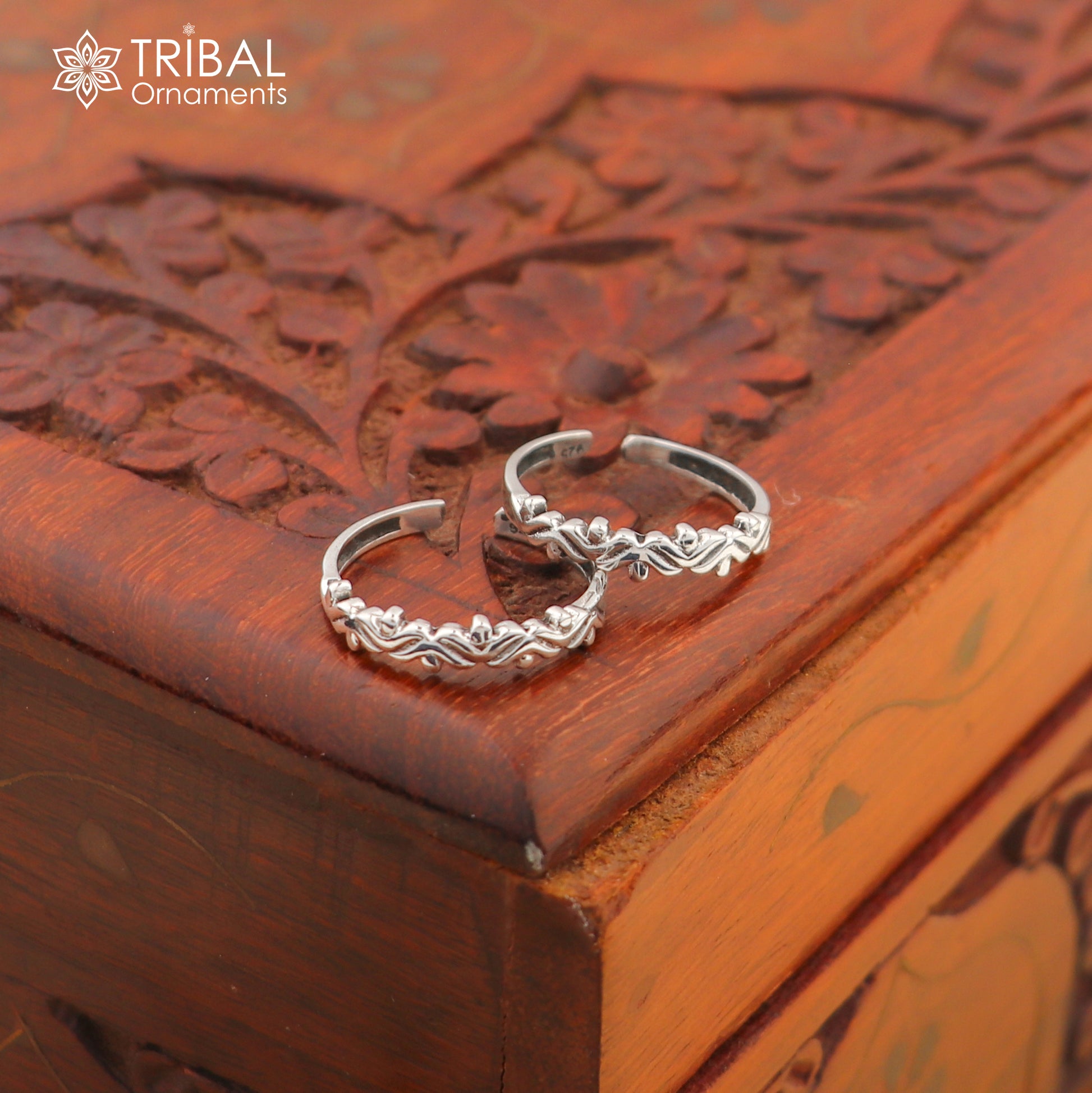 Unique design handcrafted 925 solid sterling silver toe ring, best brides personalized jewelry, wedding ethnic jewelry ytr20 - TRIBAL ORNAMENTS