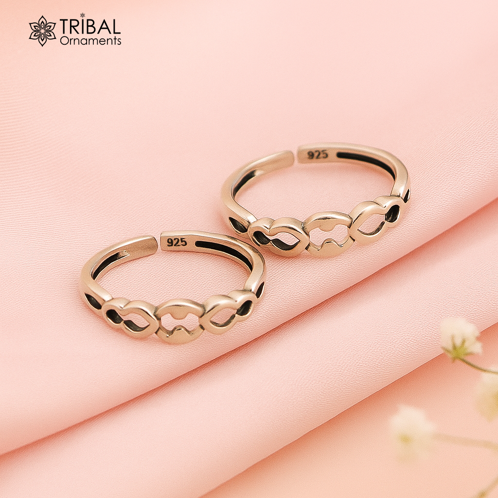 Unique design handcrafted 925 solid sterling silver toe ring, best brides personalized jewelry, wedding ethnic jewelry ytr21 - TRIBAL ORNAMENTS