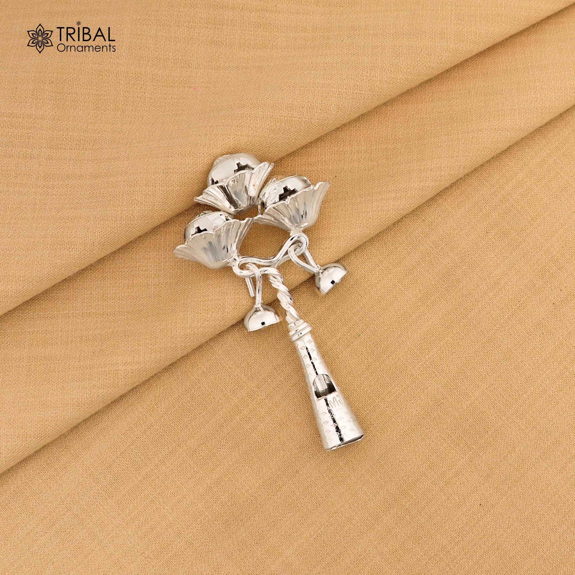 Vintage design new born baby gifting bells toy, baby krishna gifting toy, silver whistle, silver article su191 - TRIBAL ORNAMENTS