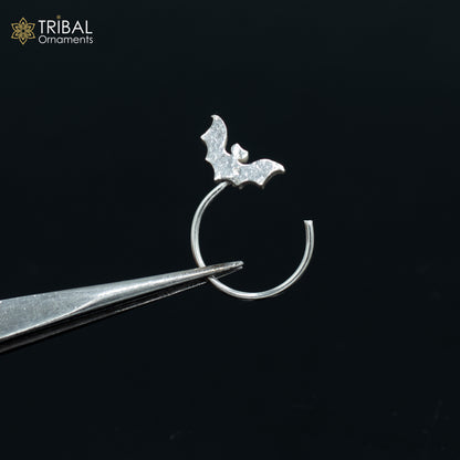 925 sterling silver bird design handmade fabulous nose pin u band tribal jewelry np65 - TRIBAL ORNAMENTS