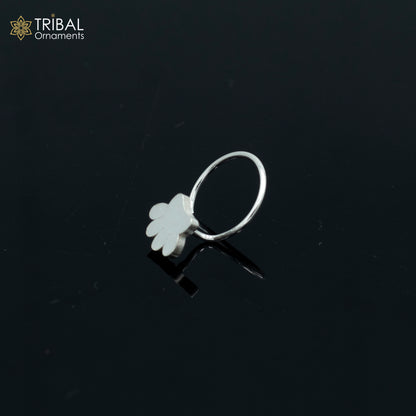 925 sterling silver unique design handmade fabulous nose pin u band tribal jewelry np81 - TRIBAL ORNAMENTS