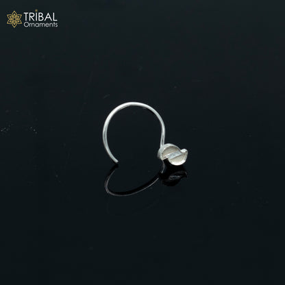 925 sterling silver unique design handmade fabulous nose pin u band tribal jewelry np90 - TRIBAL ORNAMENTS
