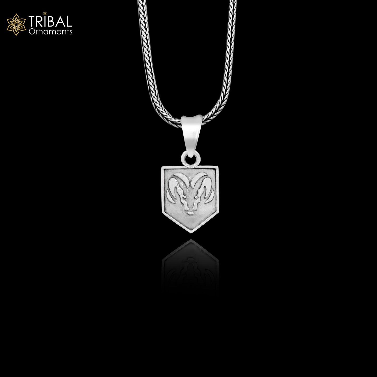 925 pure silver ZODIAC SYMBOL ARIES sign pendant best gifting pendant, wheat chain necklace locket best gifting delicate jewelry nsp733 - TRIBAL ORNAMENTS