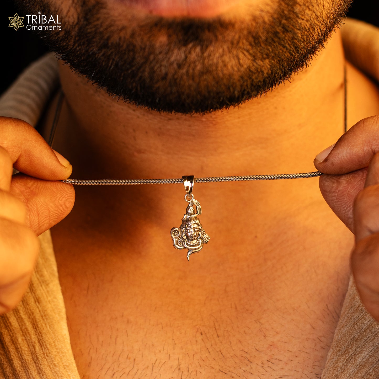 925 sterling silver amazing designer Hindu idol Lord Shiva pendant, excellent gifting unisex locket pendant customized jewelry ssp1647 - TRIBAL ORNAMENTS